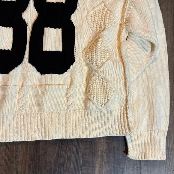 Cream Sweater with Black Number 88 - Picture 3 of 7